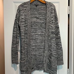 Express Oversized Gray Sweater Cardigan Size Extra Small